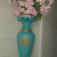 دو دسته گل ودو عدد گلدان|گل مصنوعی|لنجان, |دیوار