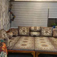 خوان نشین ترمه سنتی رنگارنگ کبود|پشتی|تهران, مینای جنوبی|دیوار