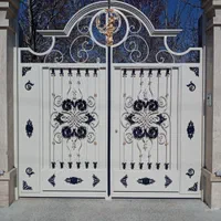 درب حیاطی فرفوژه باغی ویلایی در باغچه سیمرغ آهنی