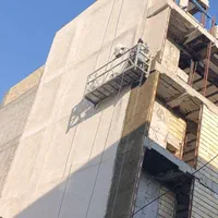 کار در ارتفاع با کلایمر سیمانکاری کنیتکس ایزوگام