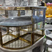 میز و صندلی ناهار خوری کمجا کم جا فلزی تابشSD56