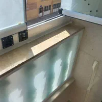 در پنجره دوجداره upvc توری پلیسه تعمیرات رگلاچ دوج|مصالح و تجهیزات ساختمان|همدان, |دیوار