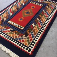 فرش ستاره کویریزد شاهسون ترکمن سرمه ای|فرش|تهران, امام حسین|دیوار