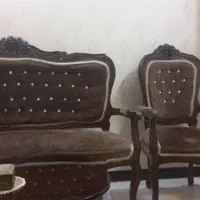 مبلمان سلطنتی تمام چوب|مبلمان خانگی و میز عسلی|اصفهان, سروستان|دیوار
