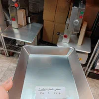دیس سینی یخچال یخچالی استیل صنعتی ساندویچی لبه دار|فروشگاه و مغازه|اندیشه, |دیوار