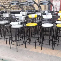 صندلی اپن جکدار ثابت پلاستیکی گیمینگ گردان جزیره