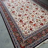 فرش ستاره کویریزد 700شانه شاهکار نوین افشان کرم