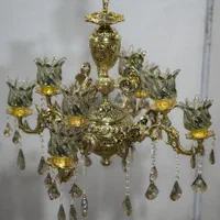 لوستر 8شعله|لوستر و چراغ آویز|مشهد, سیس‌آباد|دیوار