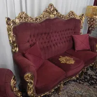 مبل کلاسیک ۹ نفره و به همراه بوفه و ساعت ایستاده|مبلمان خانگی و میز عسلی|تهران, شهرک تختی|دیوار