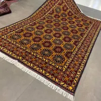 فرش دستباف ۶ متری تمام کرک زرد خاص