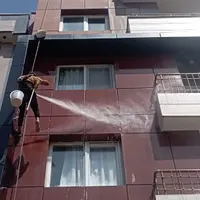نماشویی نماشور نماشوی شستشوی نما طناب راپل|خدمات نظافت|کرج, عظیمیه|دیوار