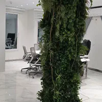 اجرای گرینوال پرتراکم روی ستون/ گل و گیاه مصنوعی|گل مصنوعی|تهران, آهنگ|دیوار