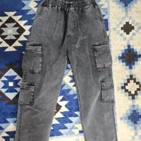 شلوار کارگو خاکستری  سایز 2XL