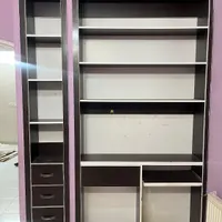 کتاب خانه تمیز و شیک|کتابخانه، شلف، قفسه‌های دیواری|سبزوار, ولیعصر (نجار آباد)|دیوار