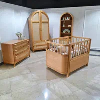 سرویس چوب مینیمال حصیری