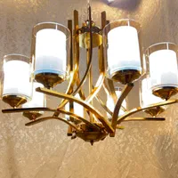 لوستر مدرن مدل پیچک|لوستر و چراغ آویز|کرج, حصارک بالا|دیوار