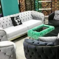 مبل استیل طلایی شرایط واقساط بلند|مبلمان خانگی و میز عسلی|قزوین, |دیوار