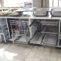 سبد آبچکان کابینتmdf فلز|آب‌چکان و نظم‌دهنده ظروف|مشهد, فدک|دیوار