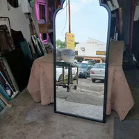 آینه باقاب مشکی mdfگنبدی۱۸۰در۸۰
