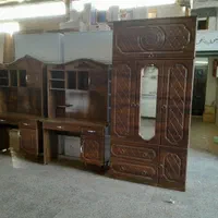 میز تحریر کتابخانه ای آنتیک طلایی|میز تحریر و کامپیوتر|اردبیل, |دیوار