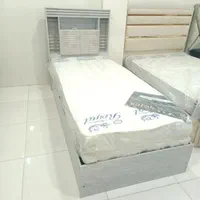 تخت ۱ نفره وکیوم، لمسه، روتختی و تشک|تخت و سرویس خواب|بندر دیر, |دیوار