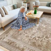 فرش بهشت نسکافه ای در منزل مشتری ۱۲/۹/۶ متری|فرش|قم, باجک دو|دیوار