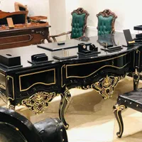 مبلمان اداری میز مدیریت الماس ورق طلا کلاسیک نیمست|دفتر کار|تهران, فاطمی|دیوار