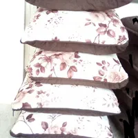 سلام ۵ عدد کوسن سفید گلدار