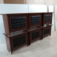 میز مدیریت ال یکطرفه 4تیکه.اداری کارمندی|دفتر کار|مشهد, توس (بلوار توس)|دیوار