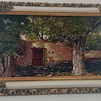 تابلو فرش ماشینی منظره زیبا