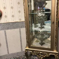 ویترین چوبی منبت کاری