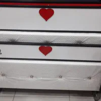 تخت یکنفره فلزی لاو|تخت و سرویس خواب|مشهد, رسالت|دیوار