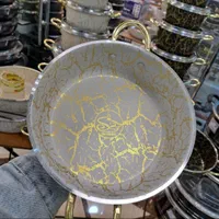 سرویس15پارچه کوشا سنگی طرح ماربل|ظروف پخت‌وپز|تهران, مولوی|دیوار