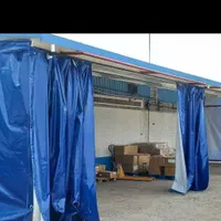 ترانزیت برزنت گونی طلق زخیم کاور آلاچیق، پرده ریلی