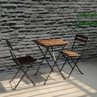 میز و صندلی چوبی و فلزی تاشو ضد اب کافه  ویلا باغ|میز و صندلی غذاخوری|تهران, خاوران|دیوار
