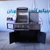 باربیکیو 110 سانت کامل بالا استیل کابین نمااستیل|اجاق گاز و لوازم برقی پخت‌وپز|تهران, شاهین|دیوار