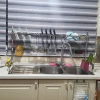ابچکان پشت پنجره ای و سطل زباله داخل کابینتی|آب‌چکان و نظم‌دهنده ظروف|تهران, شهرک ولیعصر|دیوار