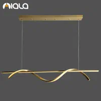 لوستر/مدرن باریموت مدل خطی موجی کدL5018 برند نیالا|لوستر و چراغ آویز|مشهد, توس (بلوار توس)|دیوار