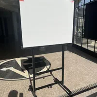 تخته وایت برد 100x80 با پایه دوستون کلاسیک چرخدار|لوازم التحریر|تهران, شهرک ولیعصر جنوبی|دیوار