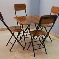 میز و صندلی تاشو چوبی(کافه/باغ/بالکن) آکبند|میز و صندلی غذاخوری|رشت, بوسار|دیوار