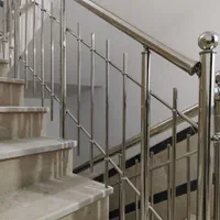نرده استیل عمودی نرده حصاری استیل