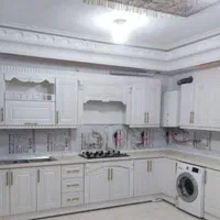 کابینت،آرشام ام دی اف سفید دستگیره طلایی کد(77757)|مصالح و تجهیزات ساختمان|علی‌آباد کتول, |دیوار