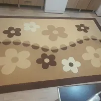 گلیم فرش طرح  گل