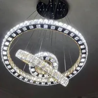لوستر الماس.کهکشانی سه طرف کریستال ۳حلقه.AC light