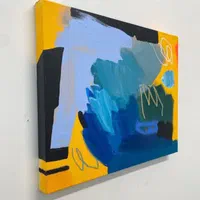 نقاشی ابستره تابلوی مدرن دکوراتیو اکریلیک برجسته|تابلو، نقاشی، عکس|تهران, جنت‌آباد شمالی|دیوار