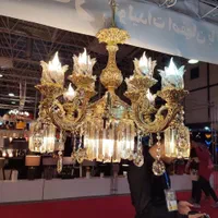 لوستر تولید اصفهان آباژور کنارسالنی|لوستر و چراغ آویز|مشهد, طلاب|دیوار