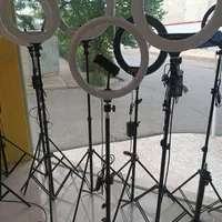 رینگلایت رینگ لایت قطر ۲۶ همراه سه پایه ۲ متری|دوربین عکاسی و فیلمبرداری|مشهد, وکیلآباد|دیوار