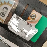 کیف پول مشکی با مدارک گمشده