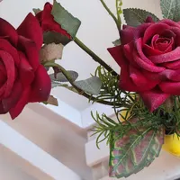 گل مصنوعی مخملی|گل مصنوعی|شوش, |دیوار