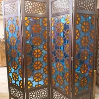 پاراوان دست ساز پارتیشن طرح شیشه رنگی|صنایع دستی و سایر لوازم تزئینی|تبریز, |دیوار